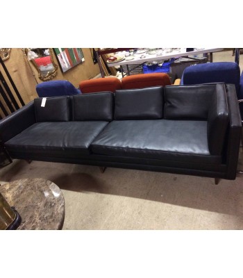 SOLD - Mid-century Black Couch